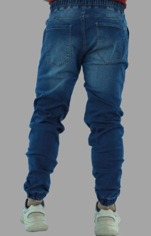 Jogger azul jean - vista atras
