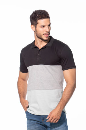 Camisa Polo Bloques