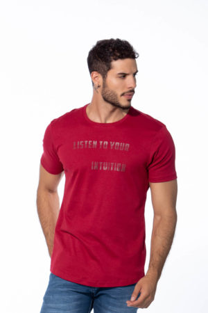 Camiseta Estampado Listen To Your Intiution